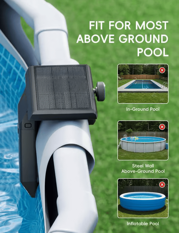 Poolside Solar light, Solar Light for Swimming Pool✨