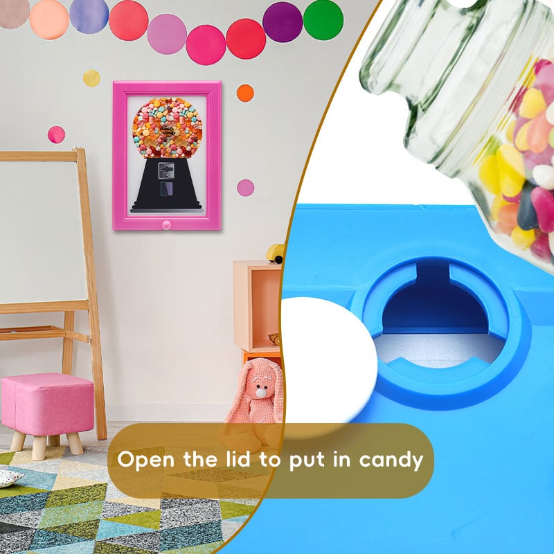 🏆Last Day 50% OFF🍬Rare Vintage The Handy Candy Frame - Hanging Candy Machine Art🔥