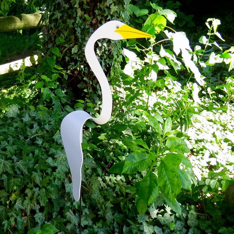Swirl Bird Garden Art Decoration