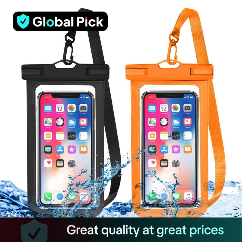 Transparent Waterproof Phone Bag (Up To 7 Inches) Suitable For Beach Cruise Outdoor Swimming Diving Boating