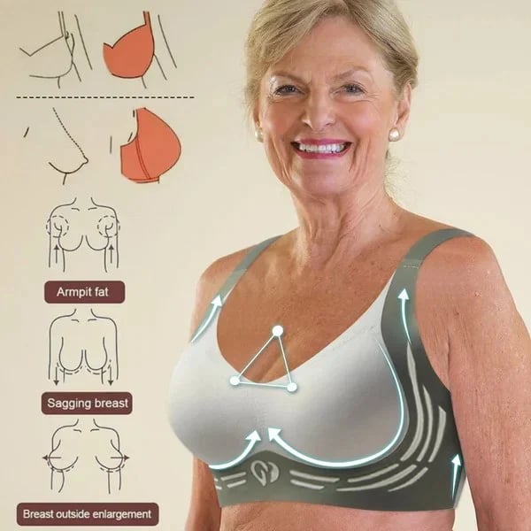 šSuper Gather Bra | Wireless Push-up BrašNo More Sagging Breasts