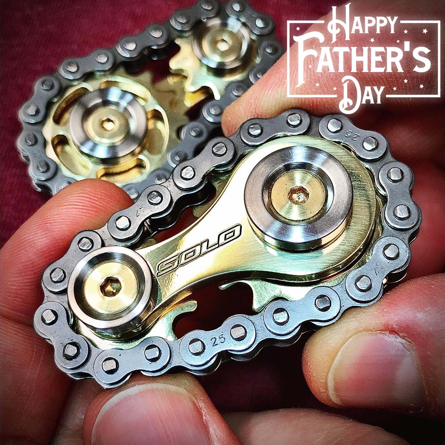 Sprockets Bicycle Chain Fidget Spinner Toys