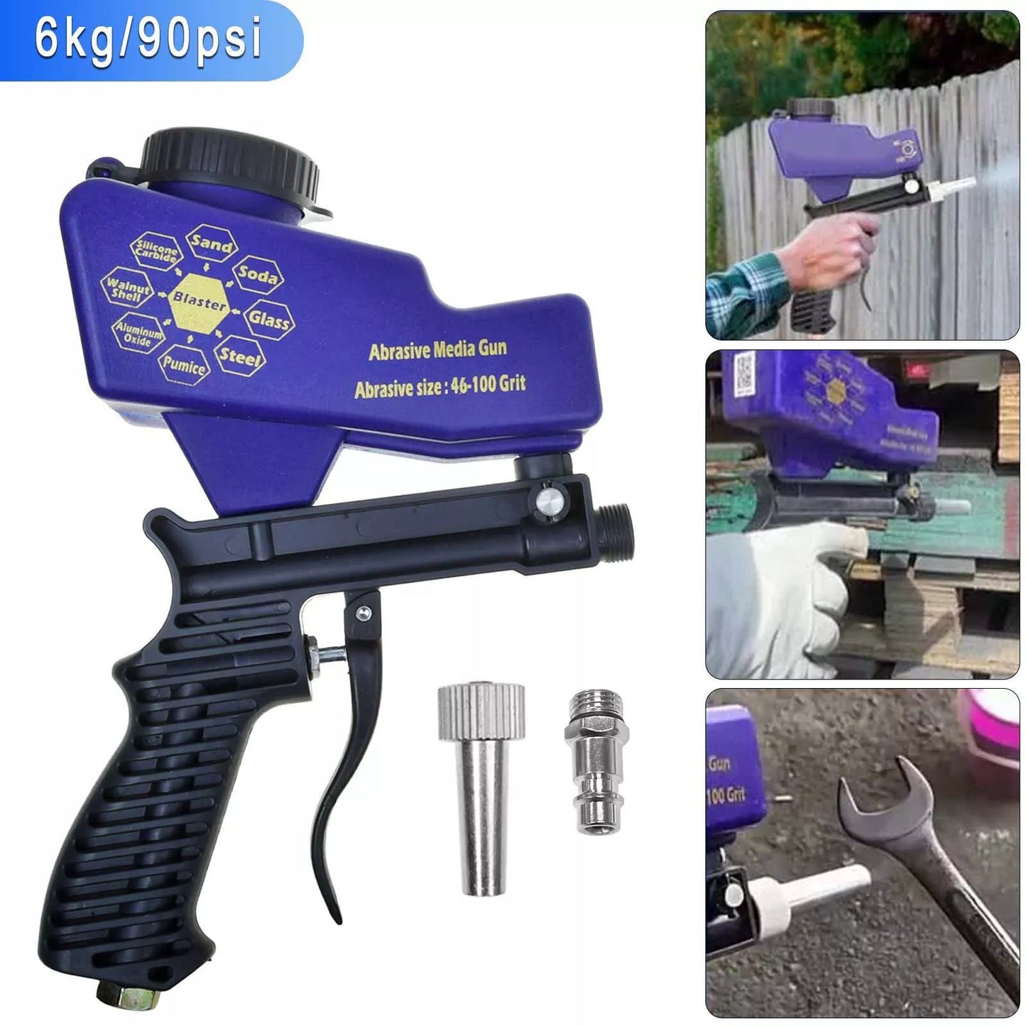 Professional Gravity Sandblasting Tool Set