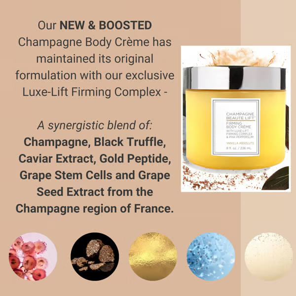 🔥Last Day Discount 49% Off Champagne Beaute Lift Firming Body Crème