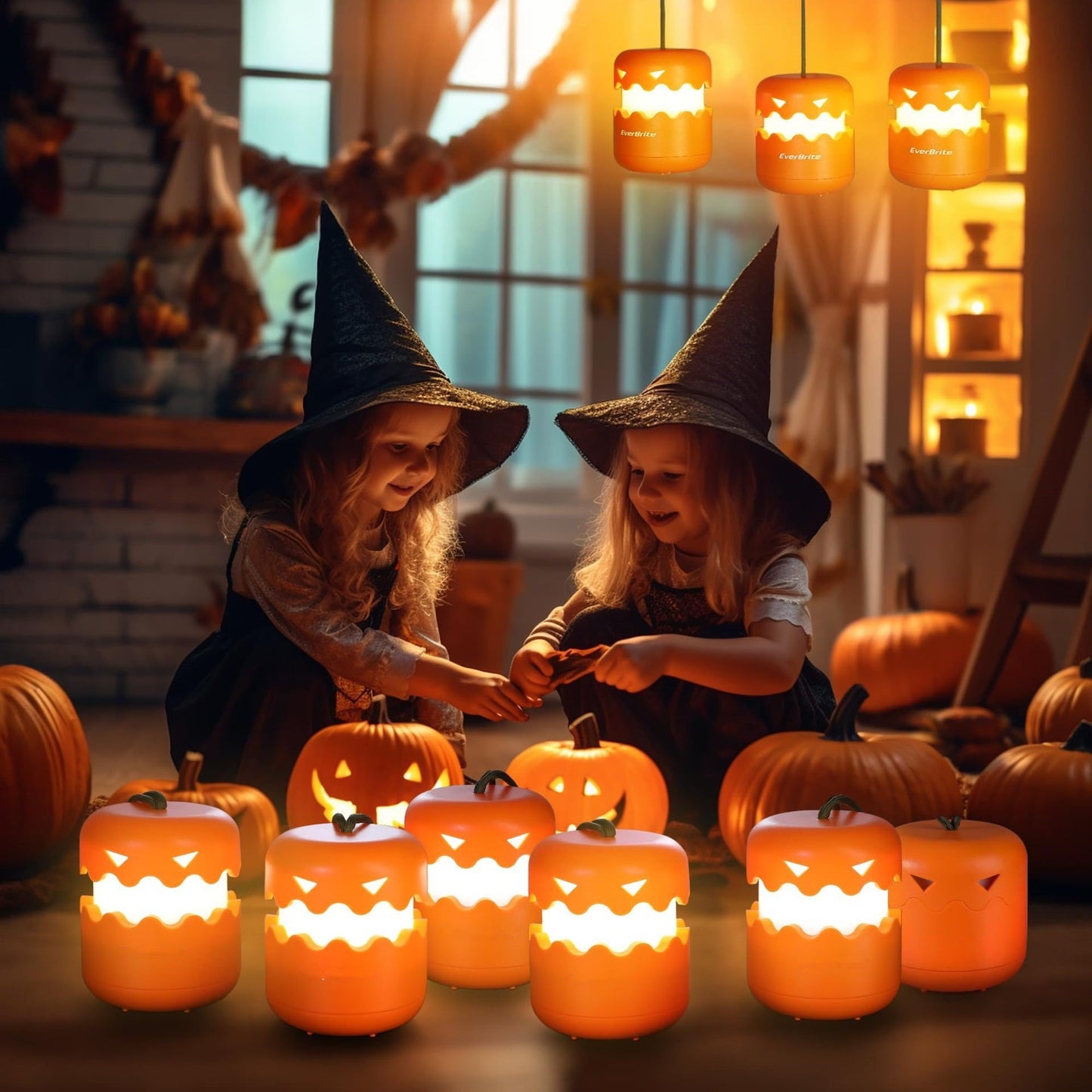 🎃Halloween Portable Foldable LED Pumpkin Lantern