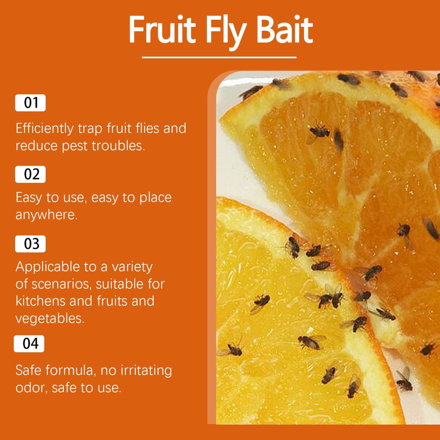 💥Fruit Fly Trap - Environmentally Responsible Fruit Fly Killer - Up to 3 Weeks per Bottle,Best Gifts