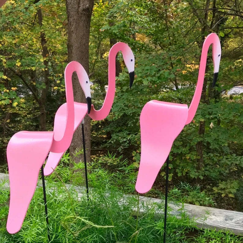 Swirl Bird Garden Art Decoration