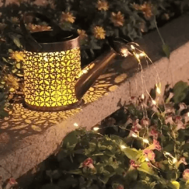 Solar Waterfall Lights💐
