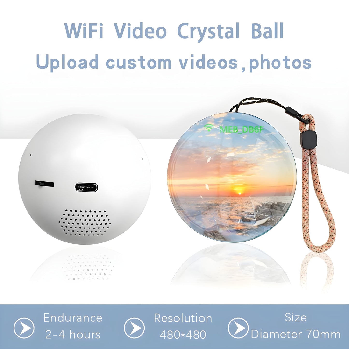 The Magic Crystal Ball — Hold the Breathing Memories in Your Hand.(BUY 2 FREE SHIPPING)