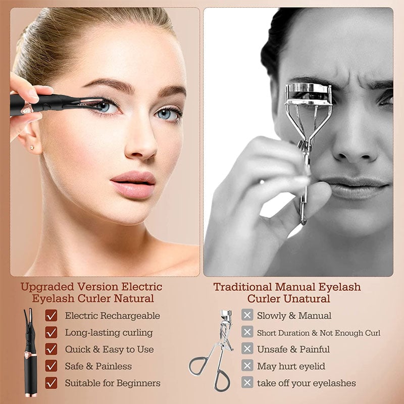 🔥Electric Eyelash Curler for Instant Glam Blink & Dazzle! ️