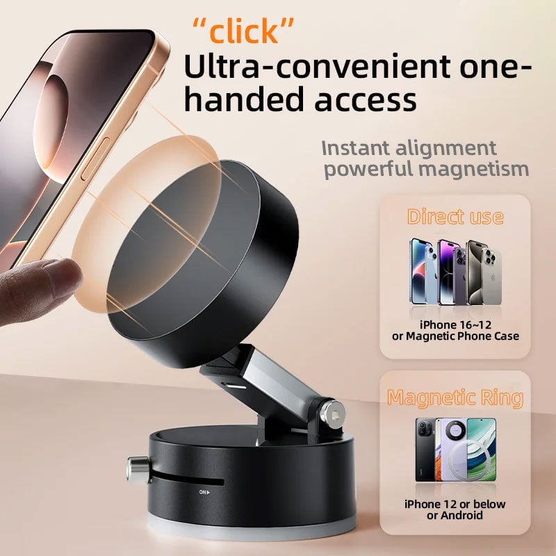 🔥Last Day Promotion - 49% OFF🎁 Vacuum Suction Magnetic Phone Stand
