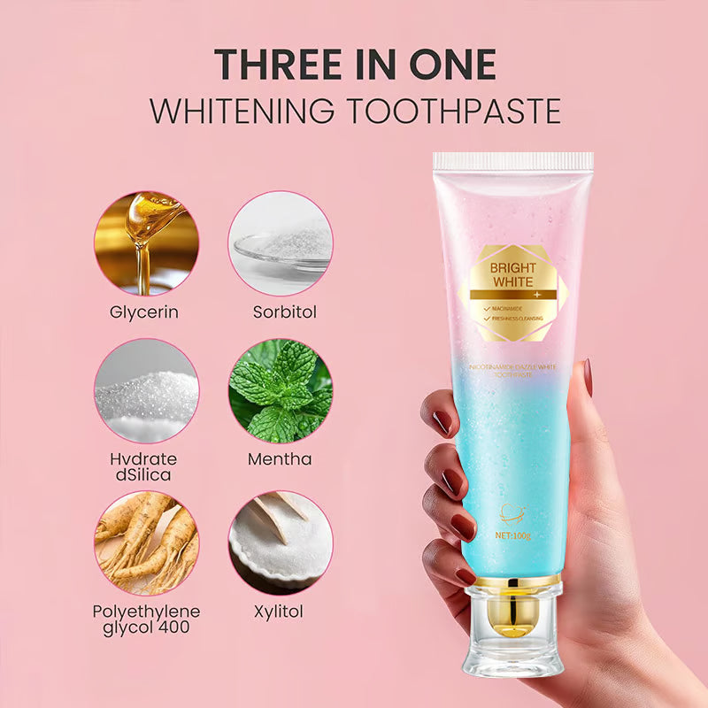 🦷 Niacinamide Whitening Toothpaste - For Healthier, Whiter Teeth!