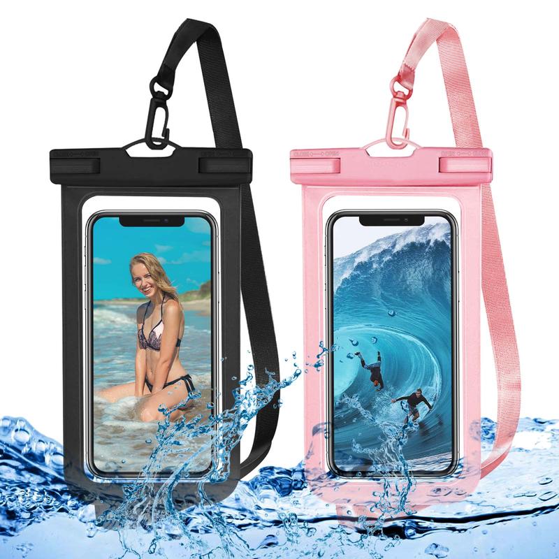Transparent Waterproof Phone Bag (Up To 7 Inches) Suitable For Beach Cruise Outdoor Swimming Diving Boating