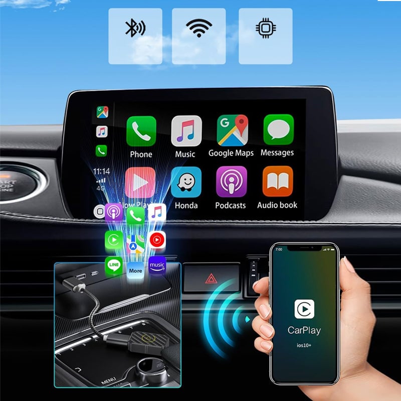 🔥Summer Hot Sale--Don’t Miss Out! 💥 Mini Wireless CarPlay Adapter