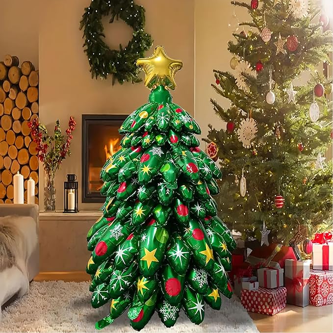 Last day 50% OFF-Christmas tree balloon decoration(52IN)