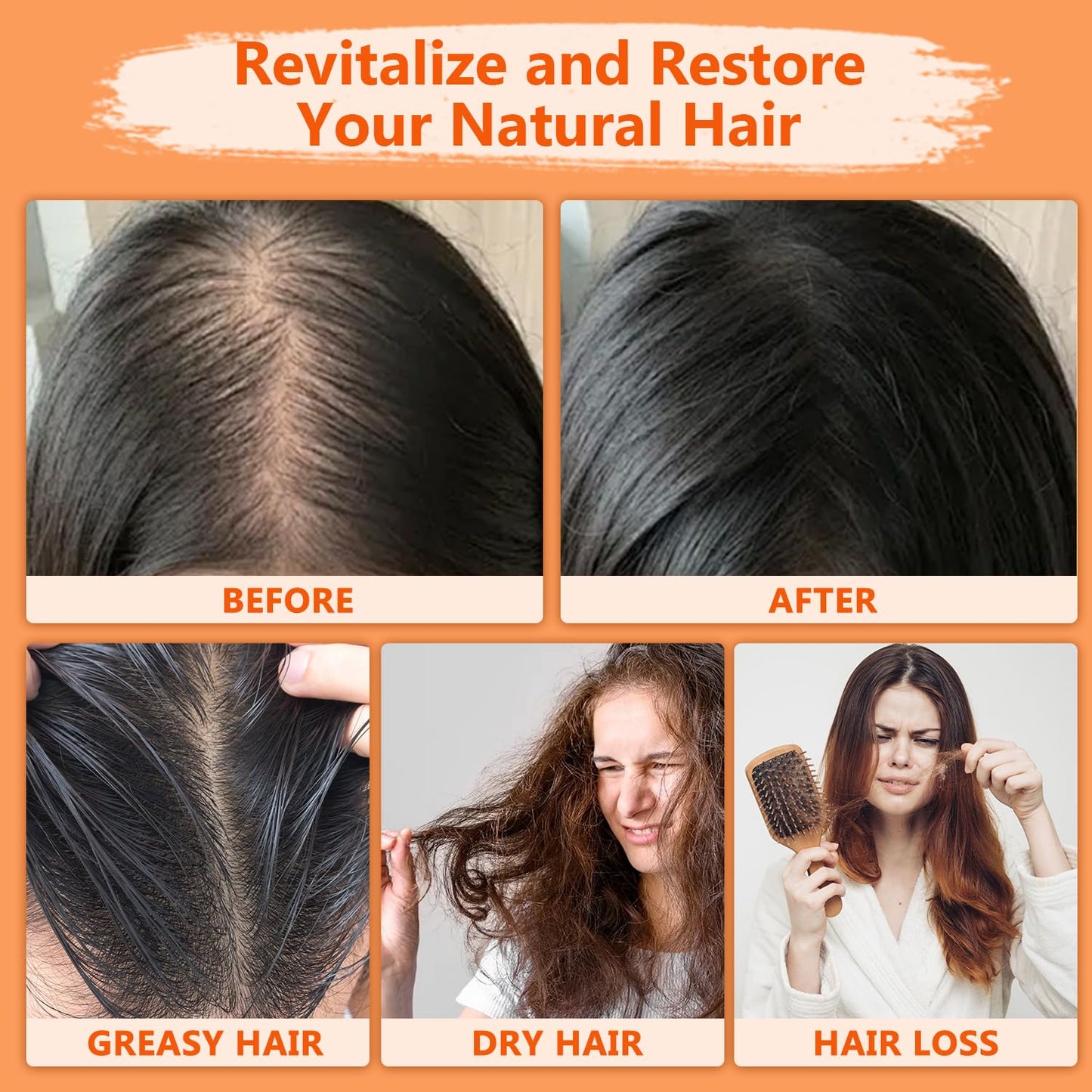 🔥HOT SALE 50% OFF🔥 Natural Batana Hair Revival Formul, 4-in-1 Liquid Batana Oil