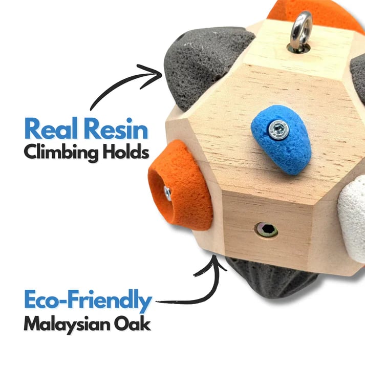 🧗♀️Handcrafted Boulder Block - Build Strength and Precision