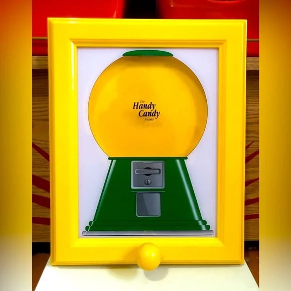 🏆Last Day 50% OFF🍬Rare Vintage The Handy Candy Frame - Hanging Candy Machine Art🔥