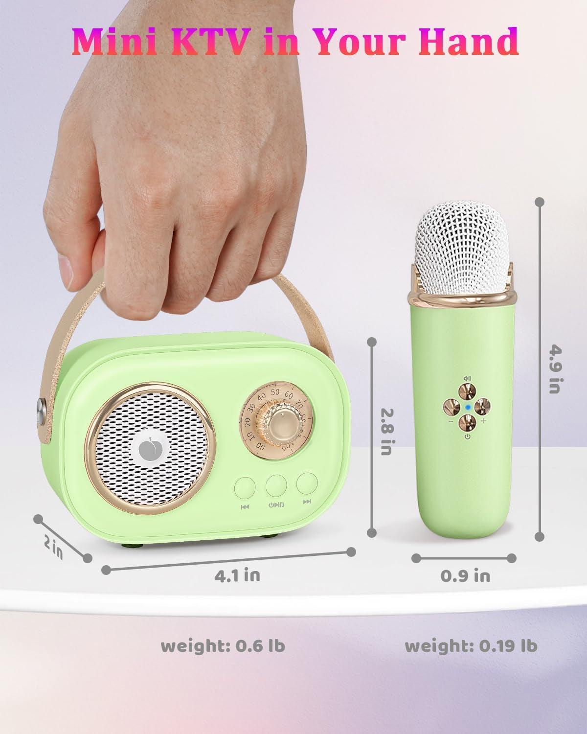 VivaMic Portable Kids Karaoke Fun Set