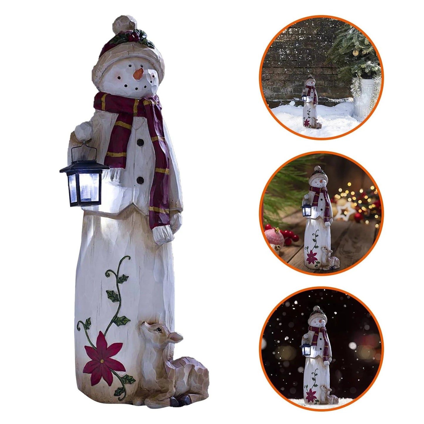 🎄⛄Handmade Snowman with Lantern