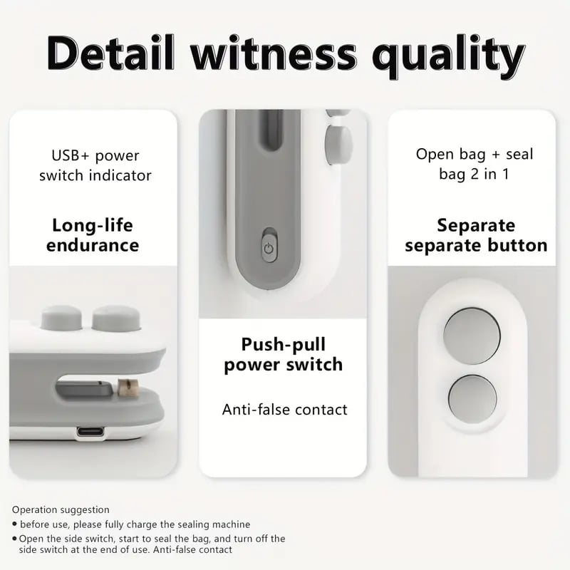 🍽️✨ Ultimate Home Sealing Machine - For Long-Lasting Freshness & Flavor