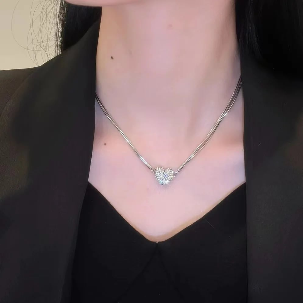 🔥Valentine's Day gift,Magnetic Love Patchwork Necklace