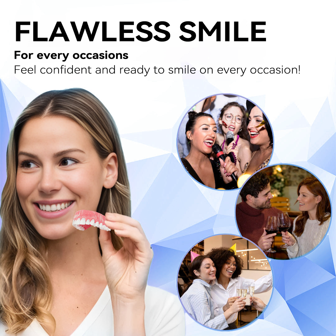 🦷 Silicone Reline Denture Set (⏰Limited Time 80% Off - Last 30 Minutes ⏰)