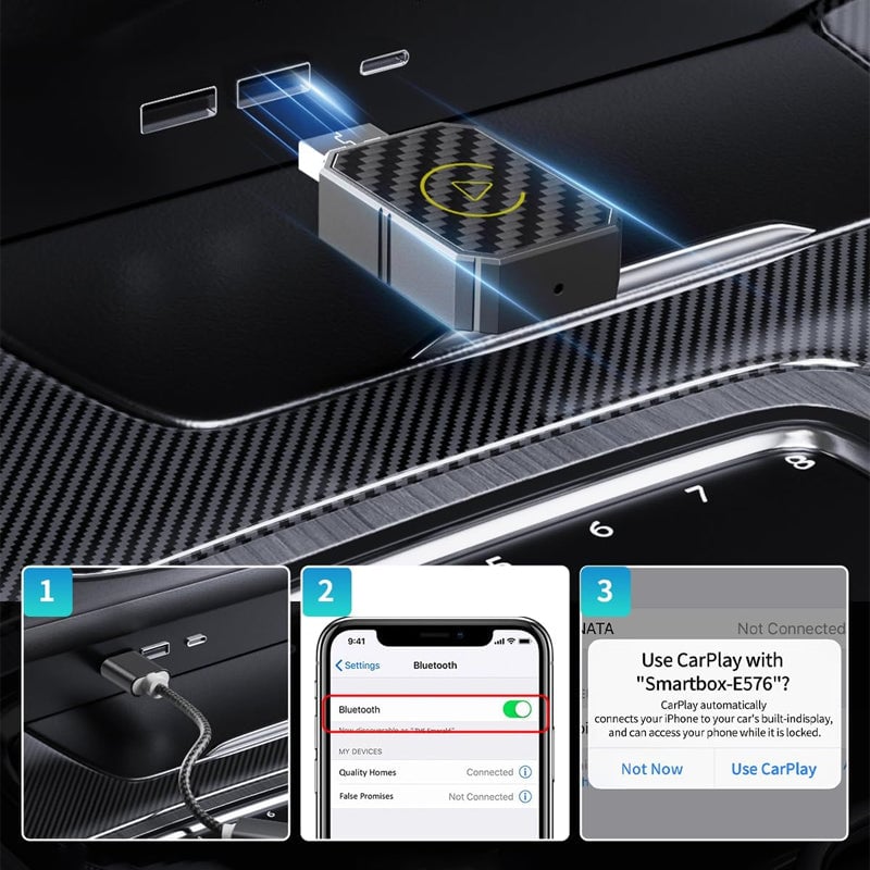 🔥Summer Hot Sale--Don’t Miss Out! 💥 Mini Wireless CarPlay Adapter
