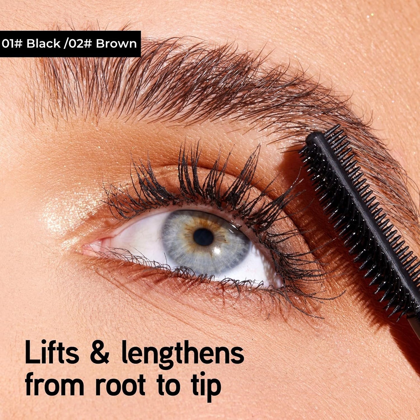🔥Mascara black & brown duo for lash makeup