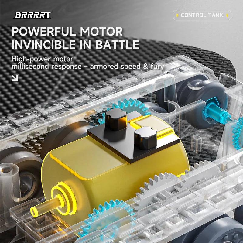 🎁Hot Sale 49% Off -Mini RC Battle Tank with Infrared Combat & Rotating Turret