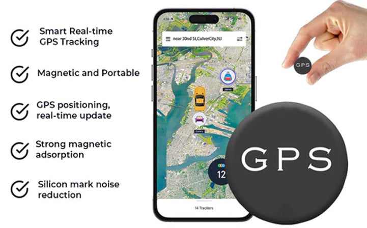2025 Upgraded✨ Mini Magnetic GPS Tracker