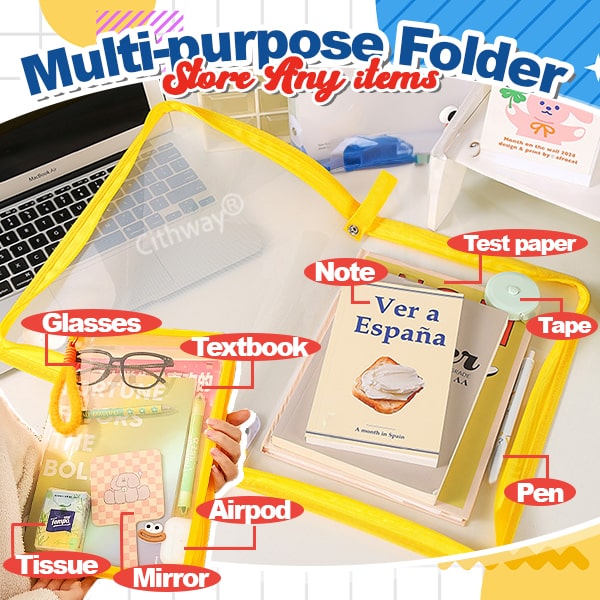 EETTSY® Stationery Organizer Folder Bag
