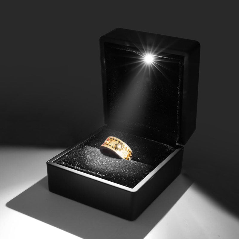 Ring Zeit & Gelassenheit in Limitierter Auflage + Beleuchteter Box