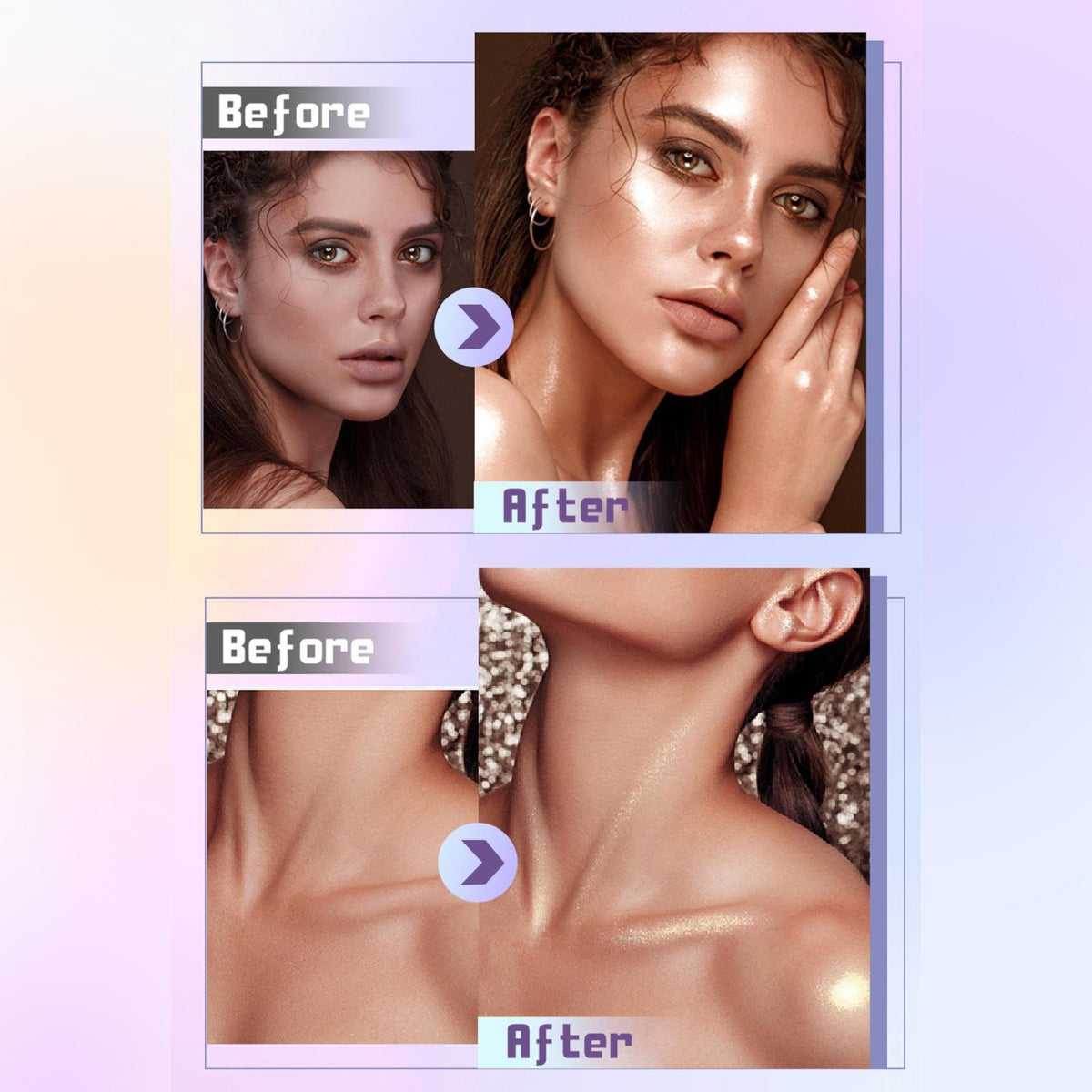 Flash Sale 50% Off Crystal Jelly Glaze Shimmer Eyeshadow Sticks