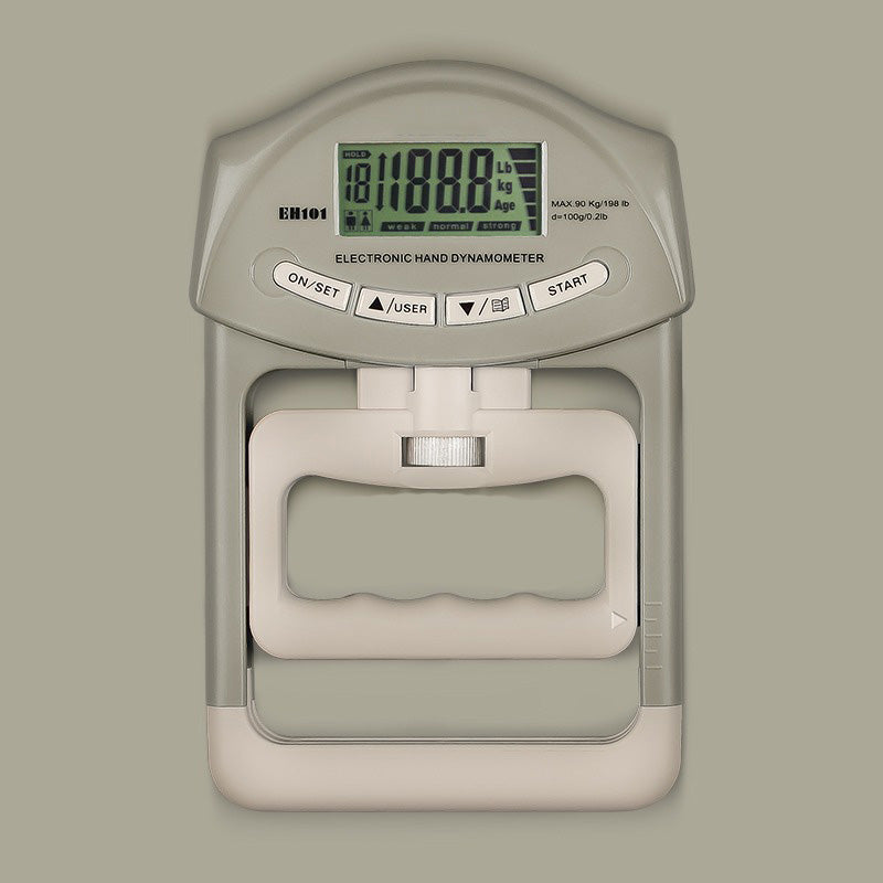 Hand Dynamometer Grip Strength Tester – 198 lbs/90 kg Digital Hand Strength Trainer