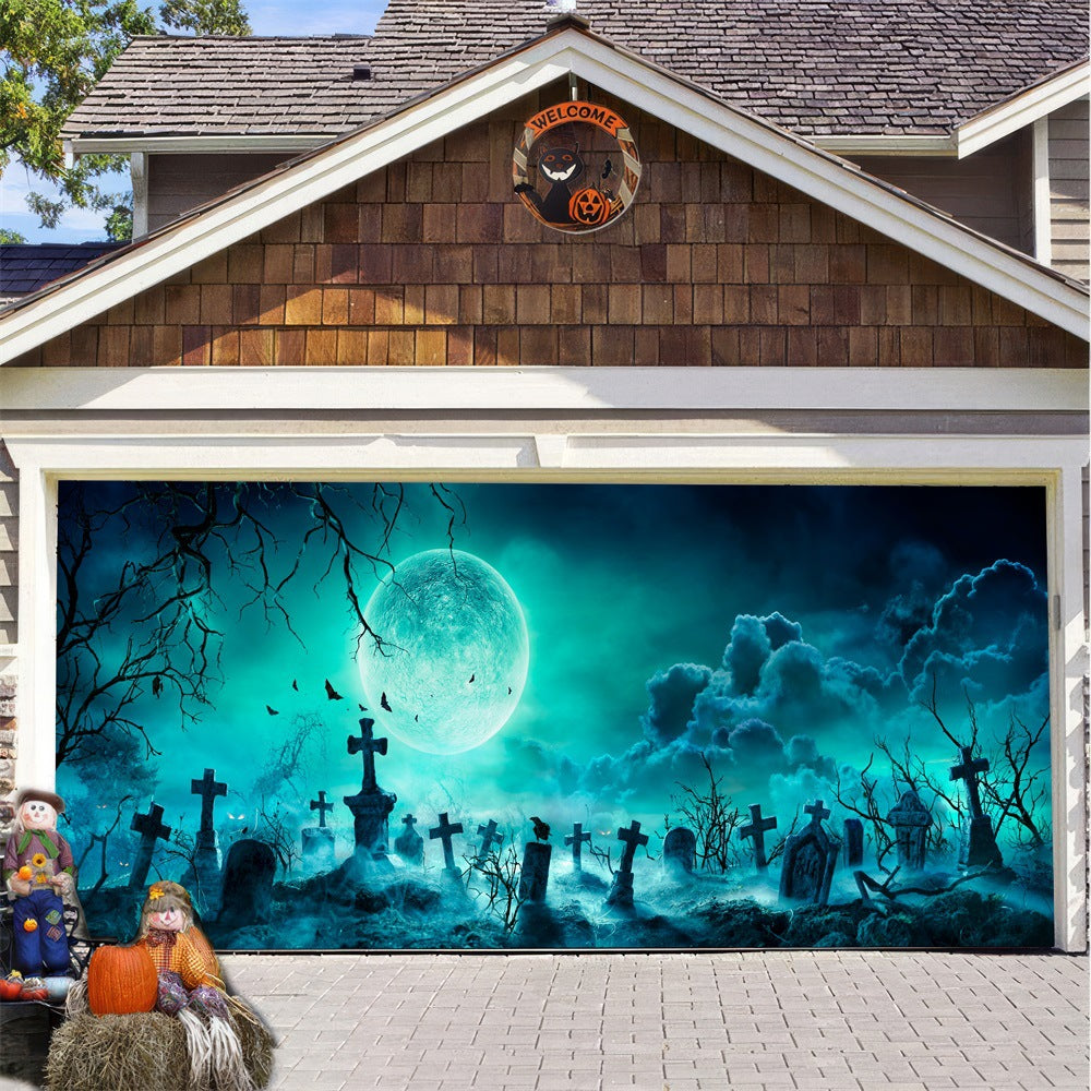 🏆10K+ SOLD LAST WEEK! 49% OFF NOW - 🎃Halloween Garage Door Cover