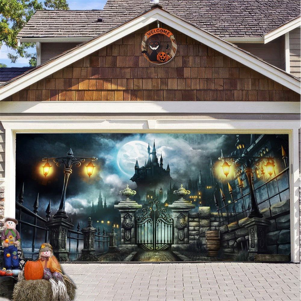 🏆10K+ SOLD LAST WEEK! 49% OFF NOW - 🎃Halloween Garage Door Cover
