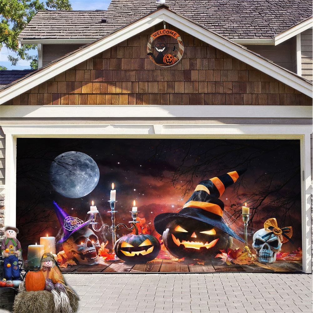 🏆10K+ SOLD LAST WEEK! 49% OFF NOW - 🎃Halloween Garage Door Cover