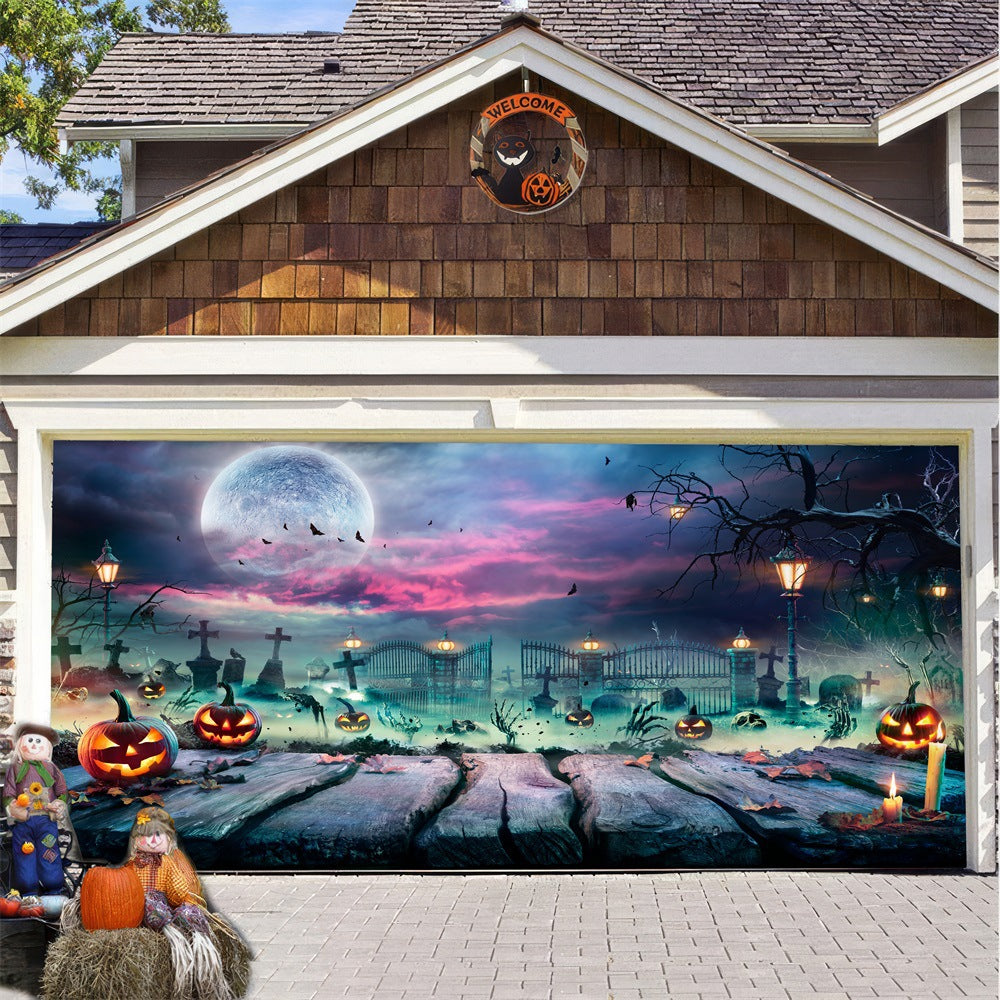 🏆10K+ SOLD LAST WEEK! 49% OFF NOW - 🎃Halloween Garage Door Cover