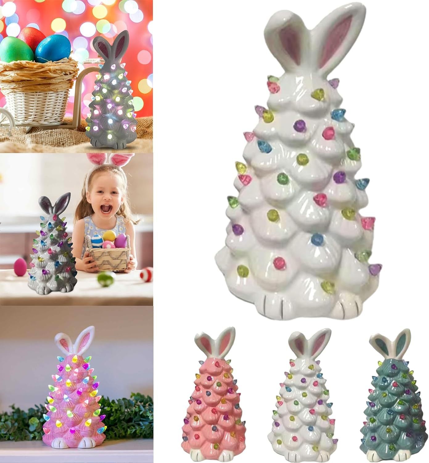 🐰Glowing Bunny Tree Light – Adorable Easter LED Garden Decoration