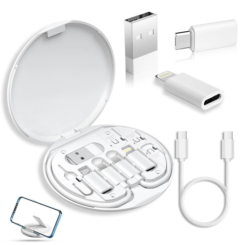 🔥9 in 1 Charging Cable Kit with Adapters & SIM Tool