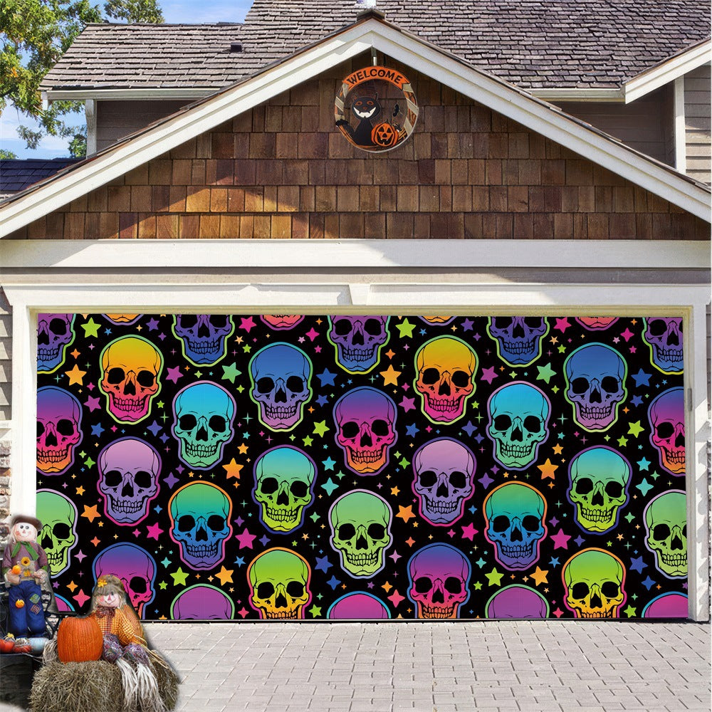 🏆10K+ SOLD LAST WEEK! 49% OFF NOW - 🎃Halloween Garage Door Cover