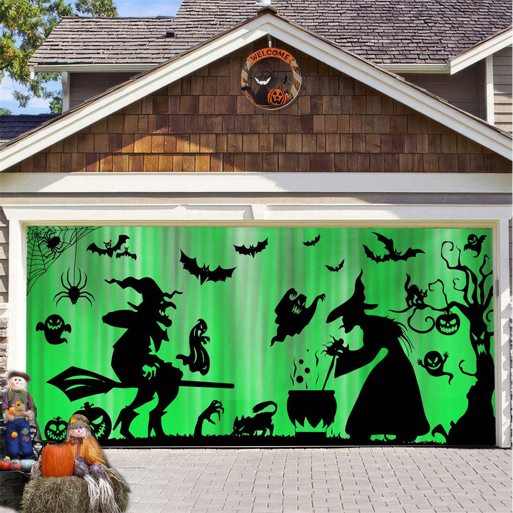 🏆10K+ SOLD LAST WEEK! 49% OFF NOW - 🎃Halloween Garage Door Cover