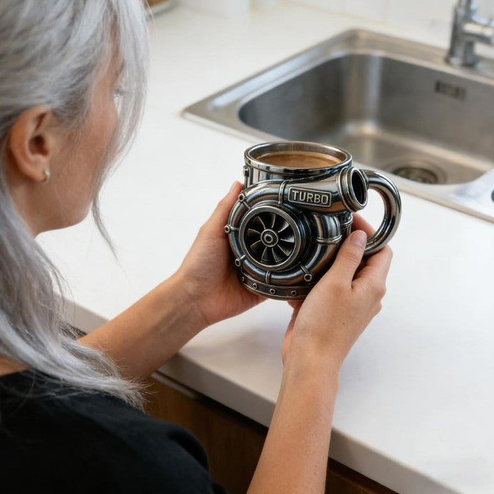 🚗 Mug with V8 engine design 🍵