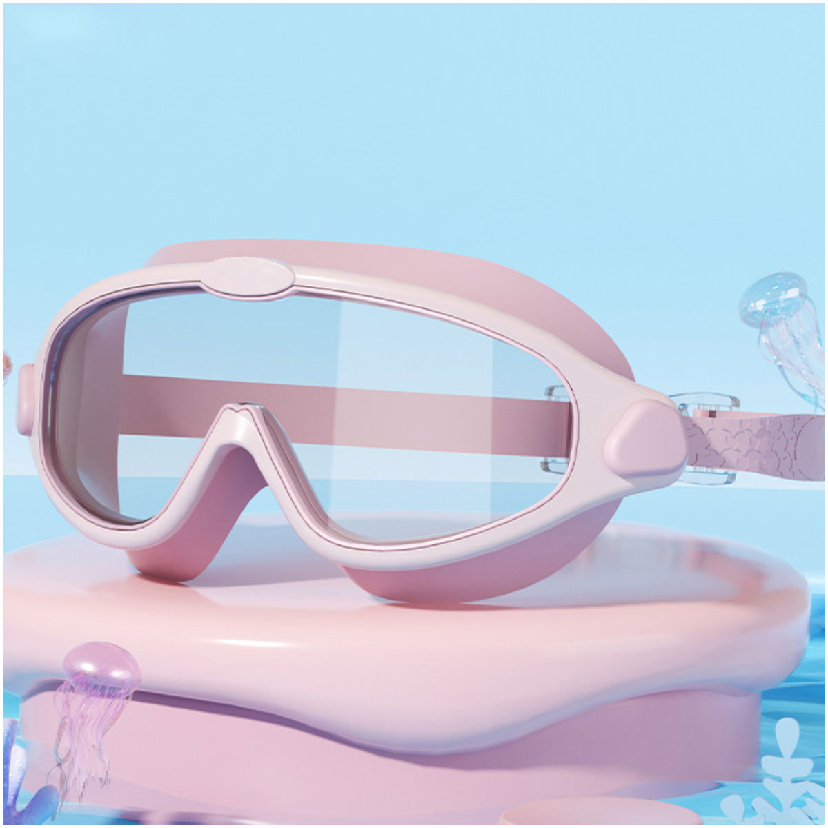 ✨2025 Hot Sale 55%-OFF-🌊HD children's large frame waterproof and anti-fog swimming goggles