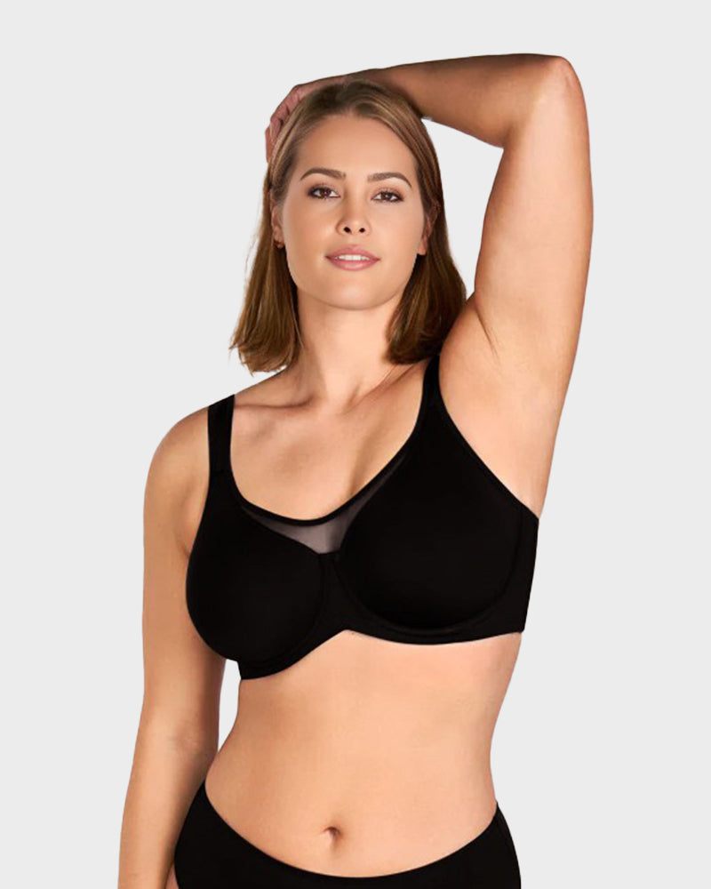 Plus Size Cooling Full Coverage Minimizer Bra.