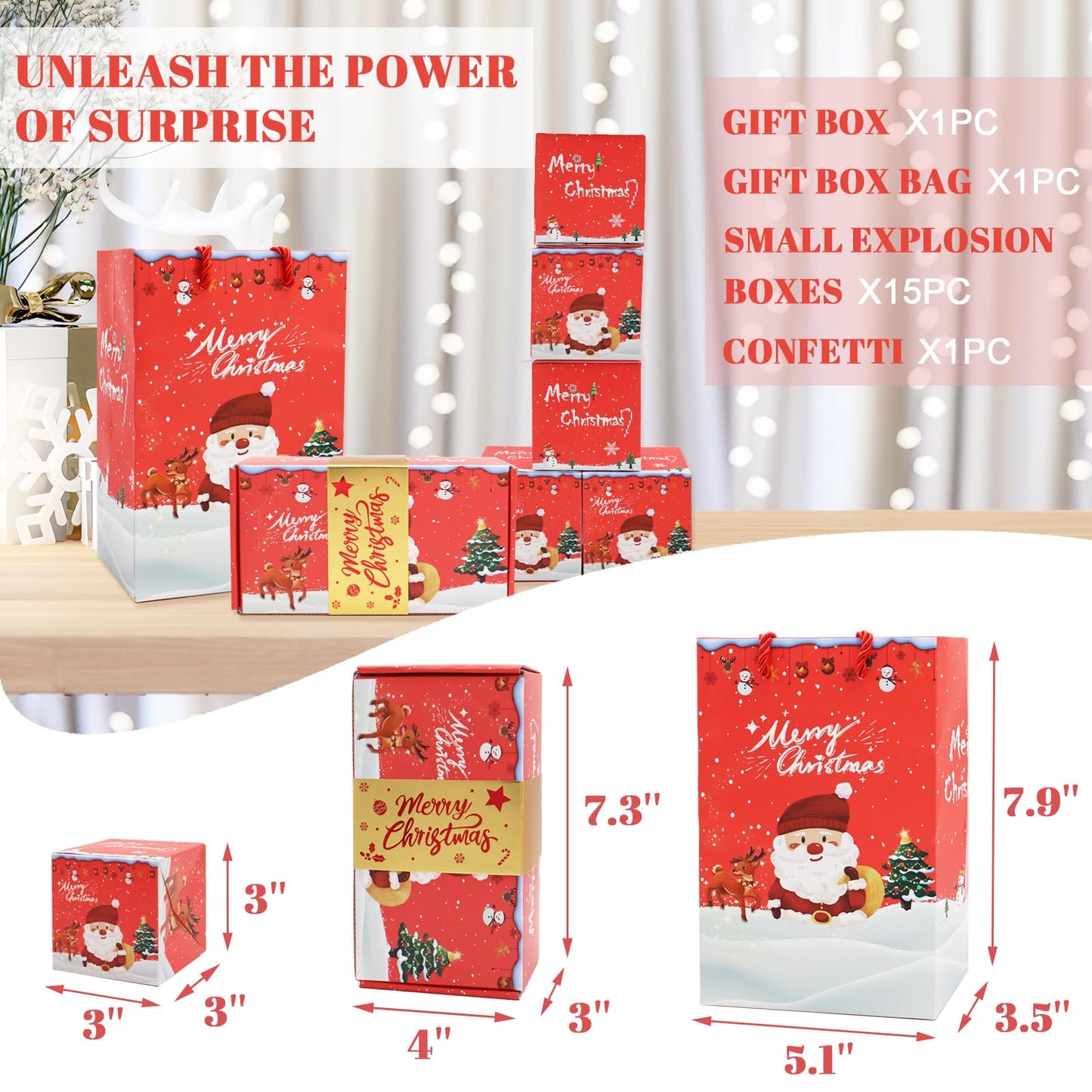 🎅Just $19.99 BUY 1 GET 1 FREE Today 🎁2025 Newly Surprise Gift Box Explosion