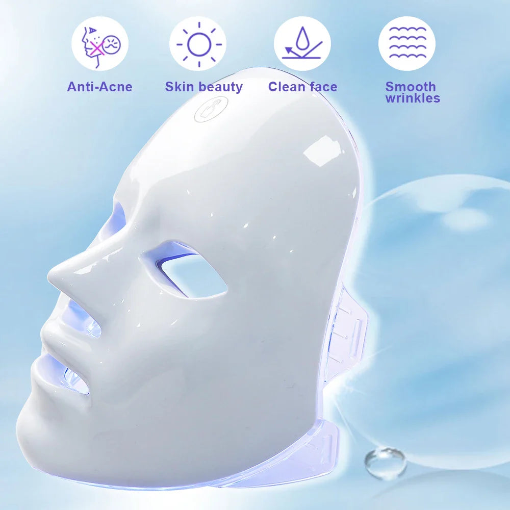 🔥7-Color LED Beauty Mask – Professional Skin Therapy at Home