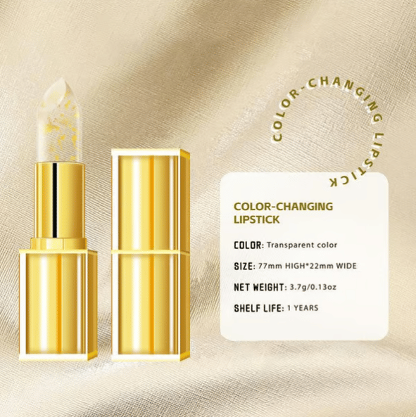 💋 Experience Luxurious Lips - ✨Transferproof Color-Changing Lipstick💄CrystalClear Color Alchemy 💋 Auto-Tints on Contact!