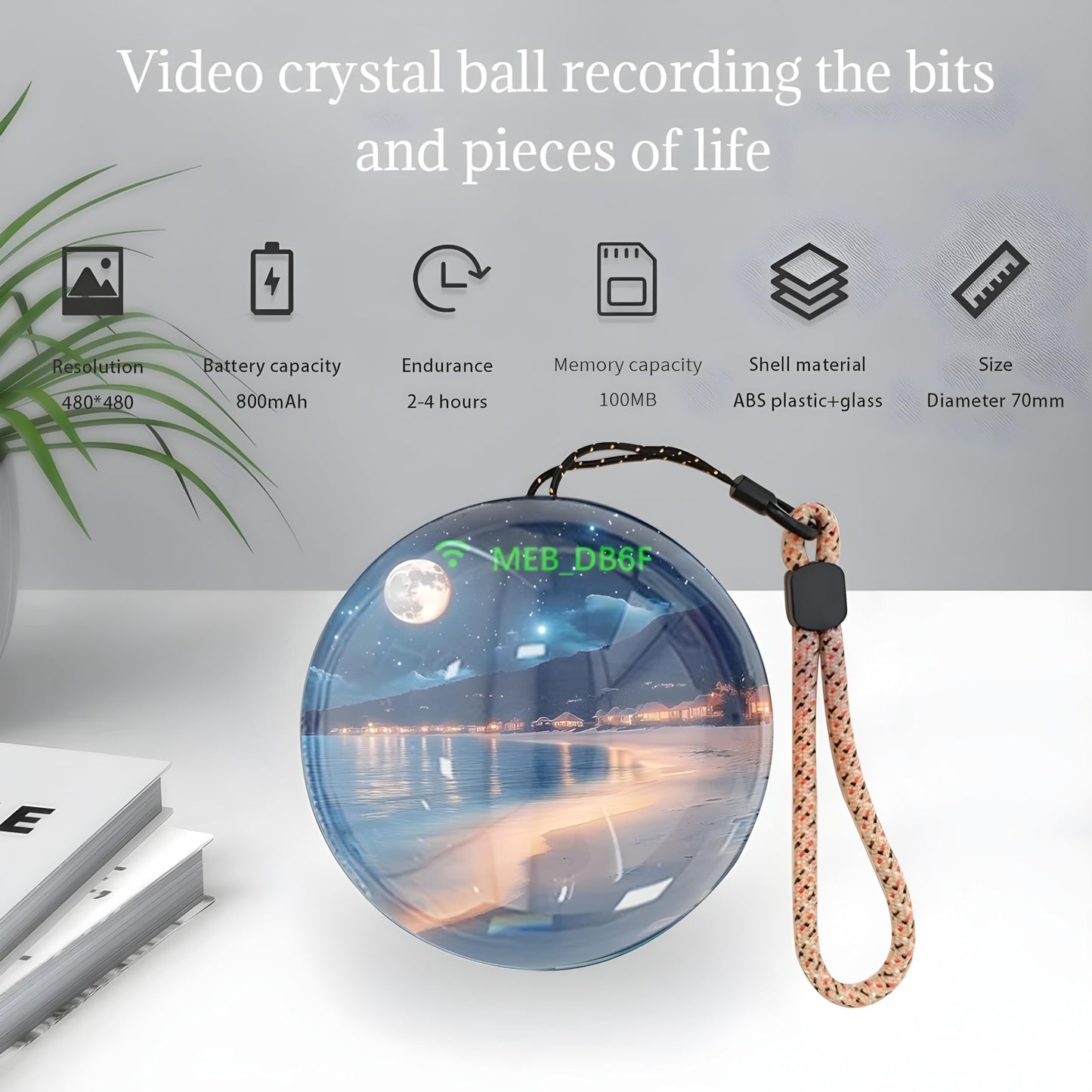 The Magic Crystal Ball — Hold the Breathing Memories in Your Hand.(BUY 2 FREE SHIPPING)